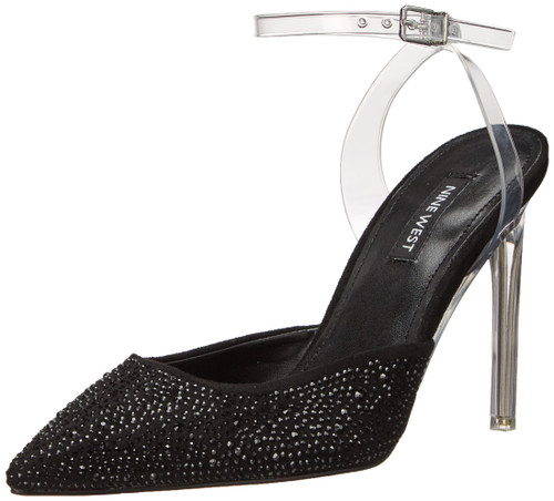 Nine West Women's Sparkel5 Pump, Black, 8