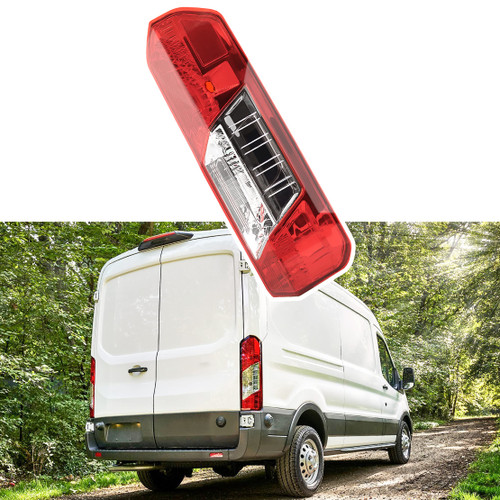 SENSHINE Tail Light For Ford Transit Accessories T150 250 350 2015 2016 2017 2018 2019 2020 Brake Tail Light Rear Tail Replacement OE Style Taillight W/O bulb and Harness Set (Right Passenger Side)