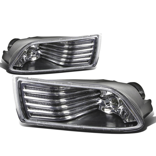 Compatible with Scion tC Pair of Bumper Driving Fog Lights w/Switch (Clear Lens)