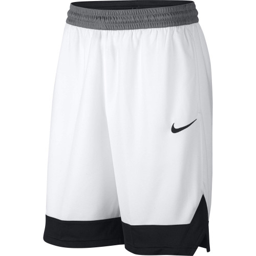 Nike Dri-FIT Icon, Men's basketball shorts, Athletic shorts with side pockets, White/Black/Black, M-T