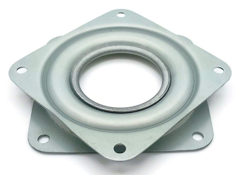One Square 4' Inch Lazy Susan Turntable Bearing - 5/16' Thick & 300 LB Capacity