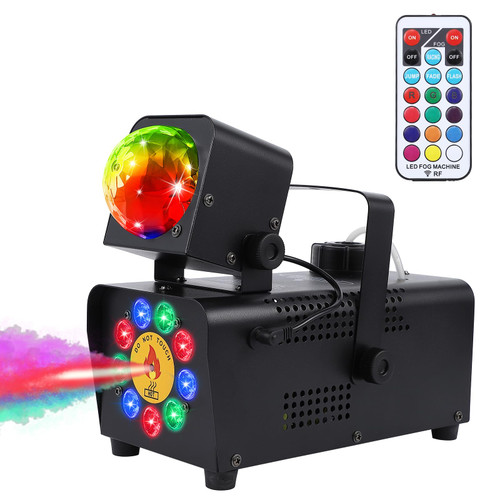 Fog Machine with Storage Light, 500W Outdoor Smoke Machine with Wireless Remote Control for Wedding, Halloween, Christmas & Parties