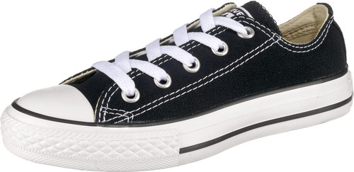 Converse unisex-child Chuck Taylor All Star Low Top Sneaker, black, 7 M US Toddler