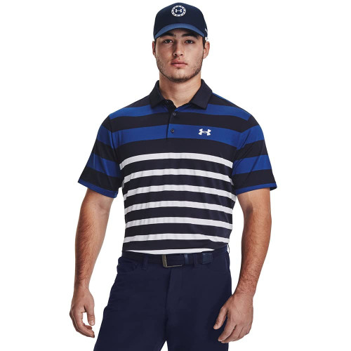 Under Armour Men's Playoff 3.0 Stripe Polo Golf Shirt Small