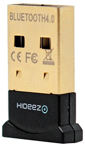 USB Adapter Bluetooth 4.0 Dongle for PC & Mac, Special Accessory for Systems That Work with Multifunctional Device Hideez Key, Support All Windows & Mac OS - Matte Black