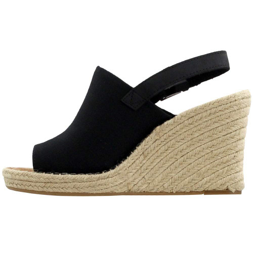 TOMS Women's, Monica Wedge Sandal Black 7.5 M