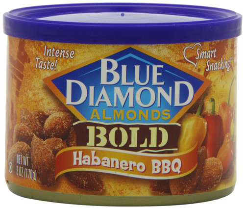 Blue Diamond Almonds BOLD Habanero BBQ, 6-Ounce (Pack of 6) Blue Diamond Almonds BOLD Habanero BBQ, 6-Ounce (Pack of 6)