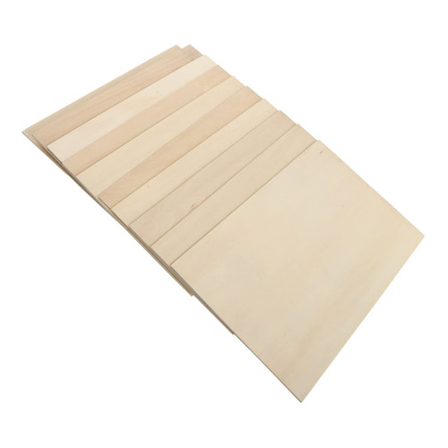 EXCEART 30 Pcs Board Plywood Squares Blank Wood Thin Plywood Plywood Thick Plywood Unfinished Wood Blocks Unfinished Wood Plaques Oil Thin Wood Basswood Plywood Wooden Balsa Wood Large
