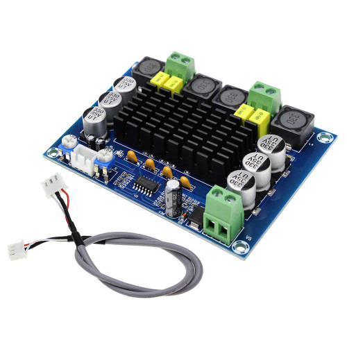 Taidacent XH-M569 150 Watt 2 Channel Amplifier TPA3116D2 High Power Digital Power Amplifier Board Dual Chip with Preamplifier 150Wx2