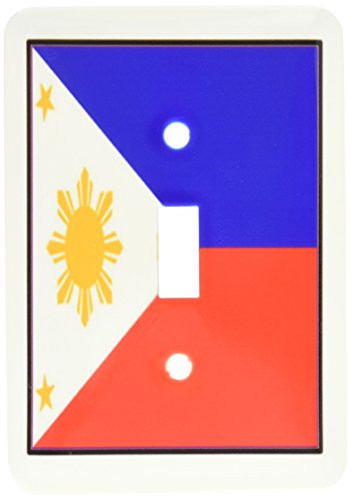 3dRose lsp_98472_1 Photo of Phillipines Flag Button Single Toggle Switch