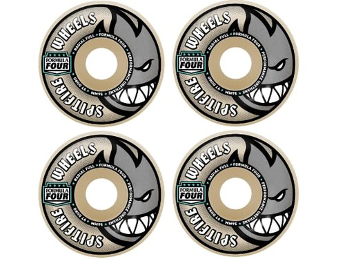 Spitfire Skateboard Wheels 54mm F4 97A Radial Full Natural
