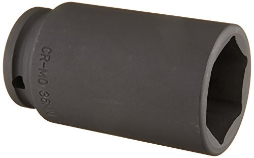 Sunex 2802 1/2-Inch Drive 36-mm Deep Spindle Nut Impact Socket