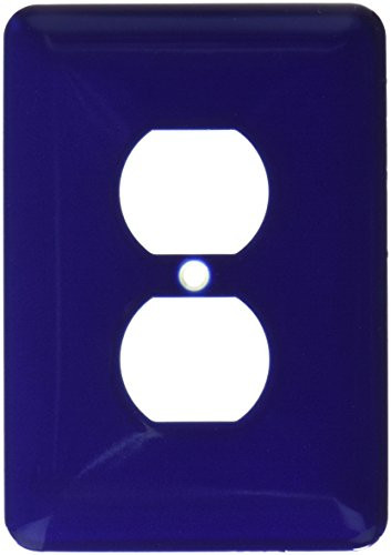 3dRose LLC lsp_30649_6 Navy Blue - 2 Plug Outlet Cover
