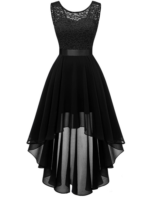 BeryLove Formal Dresses for Women 2023 Wedding Summer Prom Dress for Teens Sleeveless Lace Chiffon Floral Bridesmaid Cocktail Homecoming High Low Flowy Elegant Party Midi Dresses 35 Black 2XL(Adult) BeryLove Formal Dresses for Women 2023 Wedding Summer Prom Dress for Teens Sleeveless Lace Chiffon Floral Bridesmaid Cocktail Homecoming High Low Flowy Elegant Party Midi Dresses 35 Black 2XL(Adult)