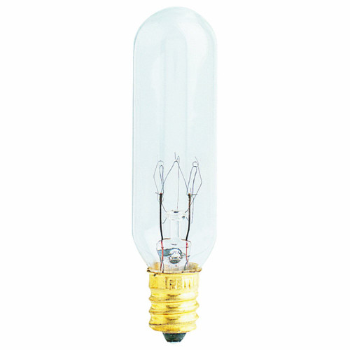 Feit Electric BP15T6-130 15-Watt T6 Tubular Bulb with Candelabra Base, Clear