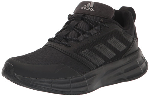 adidas Women's Duramo Protect Running Shoe, Black/Black/Carbon, 11