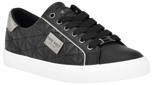Nine West Women's LERISA Sneaker, Black 001, 7.5