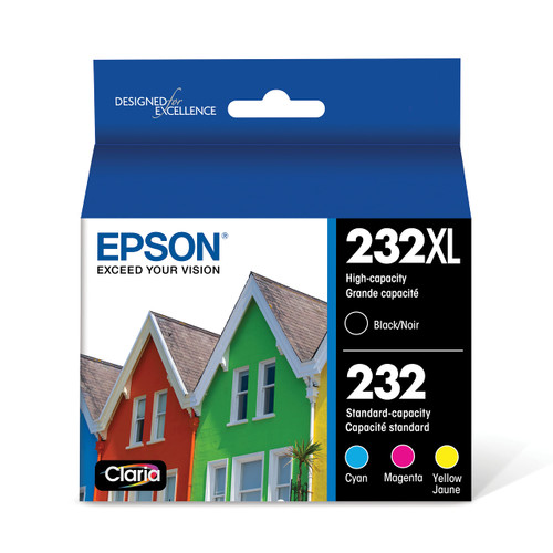 EPSON 232 Claria Ink High Capacity Black & Standard Color Cartridge Combo Pack (T232XL-BCS) Works with WorkForce WF-2930, WF-2950, Expression XP-4200, XP-4205 EPSON 232 Claria Ink High Capacity Black & Standard Color Cartridge Combo Pack (T232XL-BCS) Works with WorkForce WF-2930, WF-2950, Expression XP-4200, XP-4205
