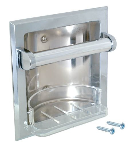 EZ-FLO 15215 Recessed Soap and Grab Bar