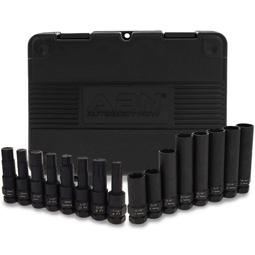 ABN Wheel Lock Removal Tool Kit Lug Nut Key Set 16p SAE/Metric Master Lug Key Wheel Lock Kit ABN Wheel Lock Removal Tool Kit Lug Nut Key Set 16p SAE/Metric Master Lug Key Wheel Lock Kit