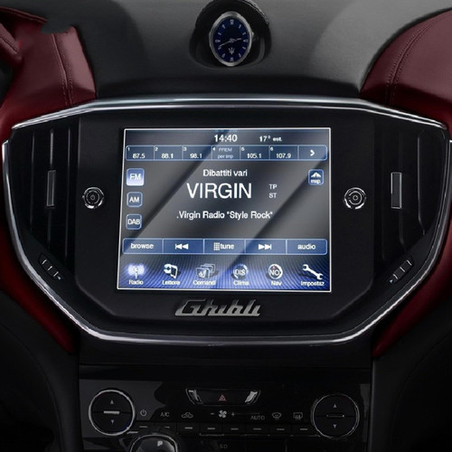 LAVIYE Car Interior Accessories Tempered Glass Navigation Screen Anti-Scratch Protector Film?For Maserati Ghibli 2014-2016