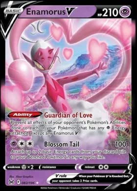 Pokemon - Enamorus V 082/196 - Lost Origin - Ultra Rare Card