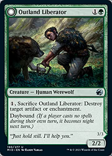 Magic: the Gathering - Outland Liberator // Frenzied Trapbreaker (190) - Foil - Innistrad: Midnight Hunt