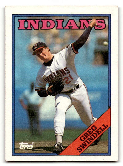 1988 Topps #22 Greg Swindell Cleveland Indians Baseball Cards NM Near Mint Baseball Card
