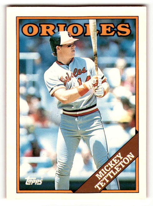 1988 Topps Traded #120T Mickey Tettleton Baltimore Orioles Baseball Cards NM Near Mint Baseball Card