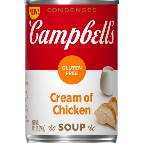 Campbell's Condensed Gluten Free Cream of Chicken Soup, 10.5 oz Can Campbell's Condensed Gluten Free Cream of Chicken Soup, 10.5 oz Can