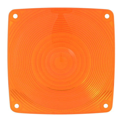 GG Grand General 80351 Amber Plastic Lens for Square Combination Light