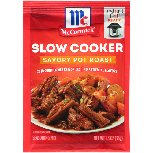 McCormick Slow Cooker Savory Pot Roast Seasoning Mix, 1.3 oz