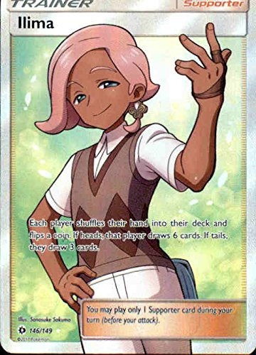 Pokemon - Ilima - 146/149 - Full Art Ultra Rare - Pokemon Sun & Moon