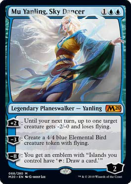 Magic: The Gathering - Mu Yanling, Sky Dancer - Core Set 2020