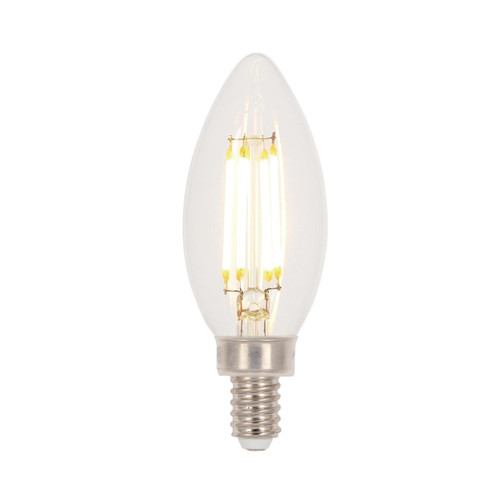 Westinghouse Lighting 5265100 4.5 Watt (60 Watt Equivalent) B11 Dimmable Clear Filament LED Light Bulb, Candelabra Base