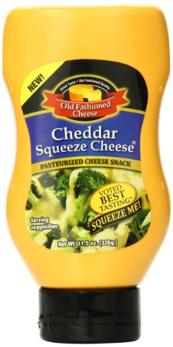Old Fashioned Cheese Cheddar Squeeze Cheese, 11.5 Ounce
