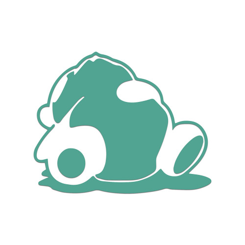 Sleeping Panda Sticker Vinyl Decal Notebook Car Window Laptop 5" x 4" (Mint)