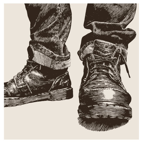 Creative Converting 16 Count Bourbon Trail Boots Premium Patterned Luncheon Napkins, Multicolor