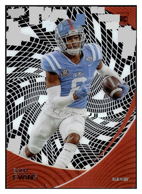 ZACH EVANS RC 2023 Chronicles Draft Clear Vision #12 ROOKIE Panini NM+-MT+ NFL Football