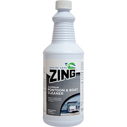 Zing 10121 Marine Safe Aluminum and Pontoon Boat Cleaner - 1 Quart