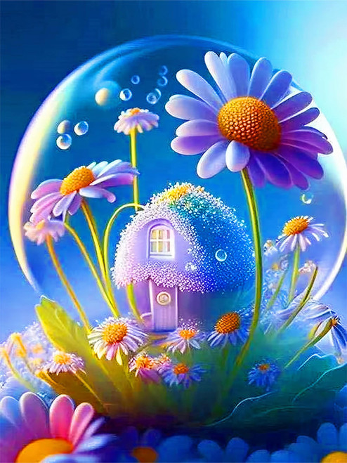 Lunyloer Diamond Painting, 5D Diamond Art Kits for Adults Beginner, DIY Full Drill Embroidery Cross Stitch Crystal Rhinestone Paintings Kit for Home Wall Decor 12x16inch