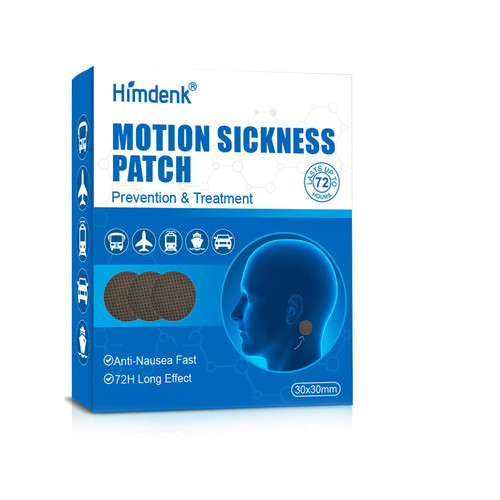 Himdenk Motion Sickness Patches,Anti Nausea Patches Sea Sickness Patch, Relieve Vomiting, Nausea, Dizziness Resulted from Travel of Cars, Ships, Airplanes, Fast Acting and No Side Effects?20pcs?