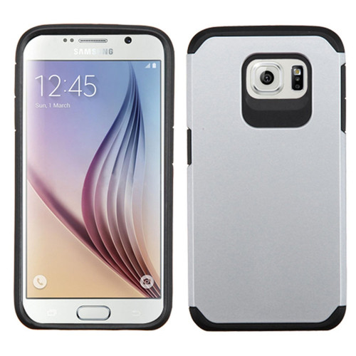 MyBat Asmyna Samsung G920 Galaxy S6 Astronoot Phone Protector Cover - Retail Packaging - Silver/Black MyBat Asmyna Samsung G920 Galaxy S6 Astronoot Phone Protector Cover - Retail Packaging - Silver/Black
