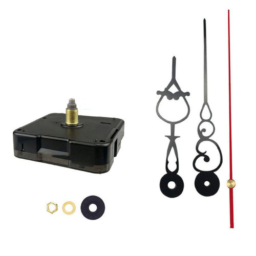 DIY Quartz Clock Movement Mechanism DIY Repair-Parts Wall Clock Movement Mechanisms Kit 0.23Inch Dial-Thickness Quartz Wall Clock Movement Quartz Wall Clock Movement Mechanism Replacement