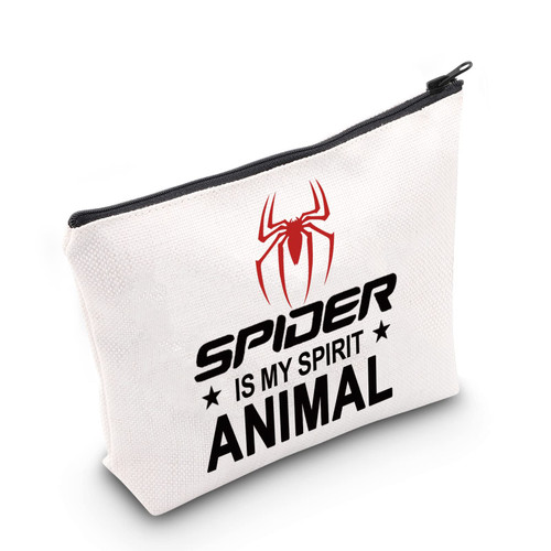CMNIM Spider Movie Inspired Makeup Bag Spider Lover Gift Spider is My Spirit Animal Zipper Pouch Bag for Fans (Spider Movie Inspired Makeup Bag)