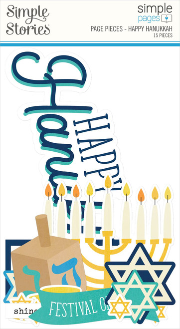 Simple Stories Happy Hanukkah Simple Pages Pieces