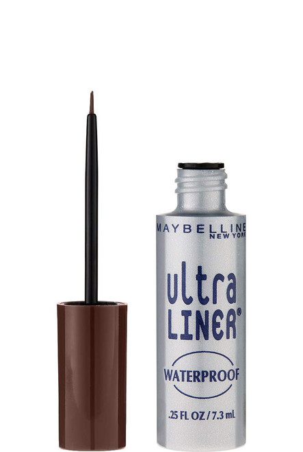 Maybelline New York Ultra Liner Waterproof Liquid Eyeliner, Dark Brown, 0.25 fl. oz. Maybelline New York Ultra Liner Waterproof Liquid Eyeliner, Dark Brown, 0.25 fl. oz.