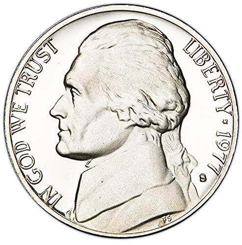 1977 S Proof Jefferson Nickel Choice Uncirculated US Mint