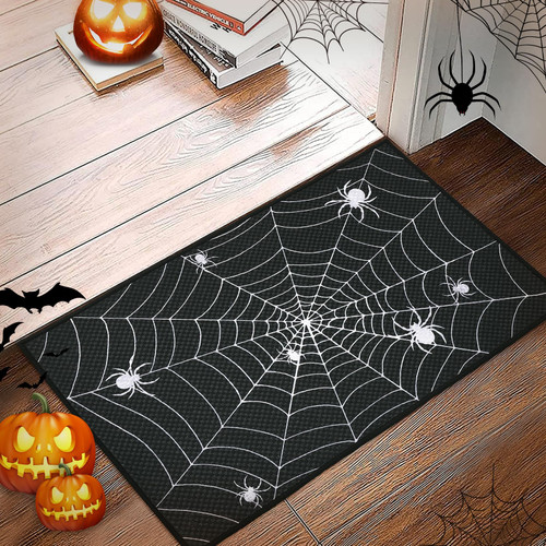 CAROMIO Halloween Door Mat Outdoor Spider Design Door Mat Halloween Welcome Mats for Front Door Outdoor Indoor Entry Rug for Porch Garage Home Decor, 17x29 Inch CAROMIO Halloween Door Mat Outdoor Spider Design Door Mat Halloween Welcome Mats for Front Door Outdoor Indoor Entry Rug for Porch Garage Home Decor, 17x29 Inch