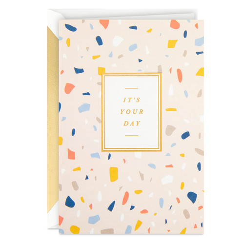 Hallmark Signature Birthday Card (Modern Confetti) Hallmark Signature Birthday Card (Modern Confetti)